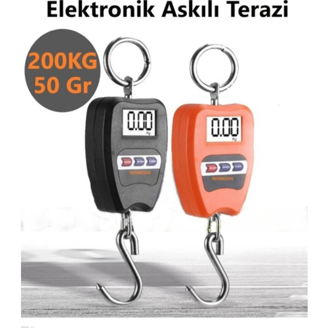 Redmoon Elektronik Askılı Terazi 200 kg Çengeli Baskül