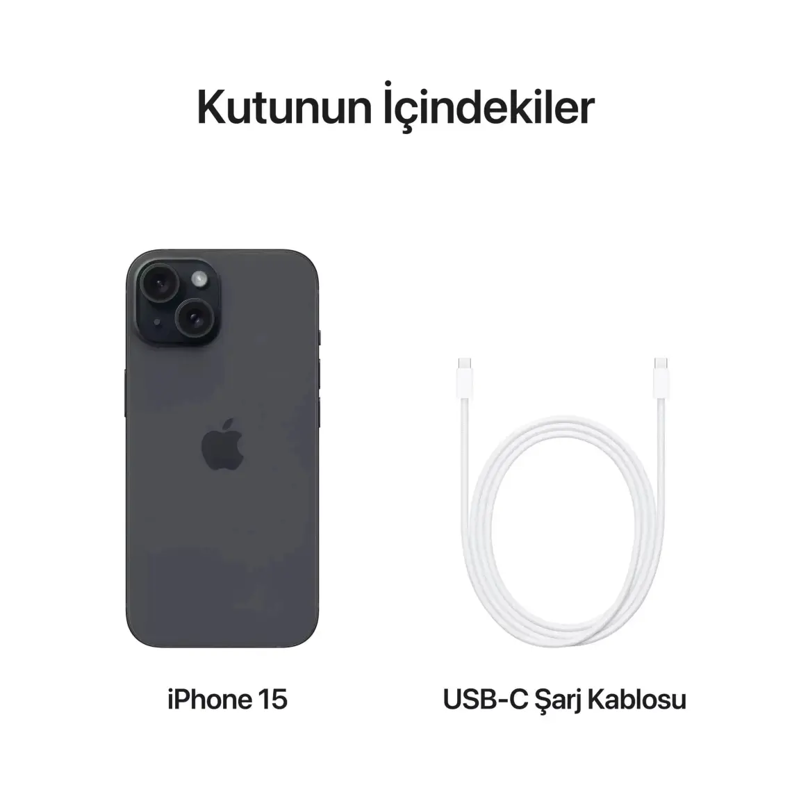 iPhone 15 256 GB Siyah