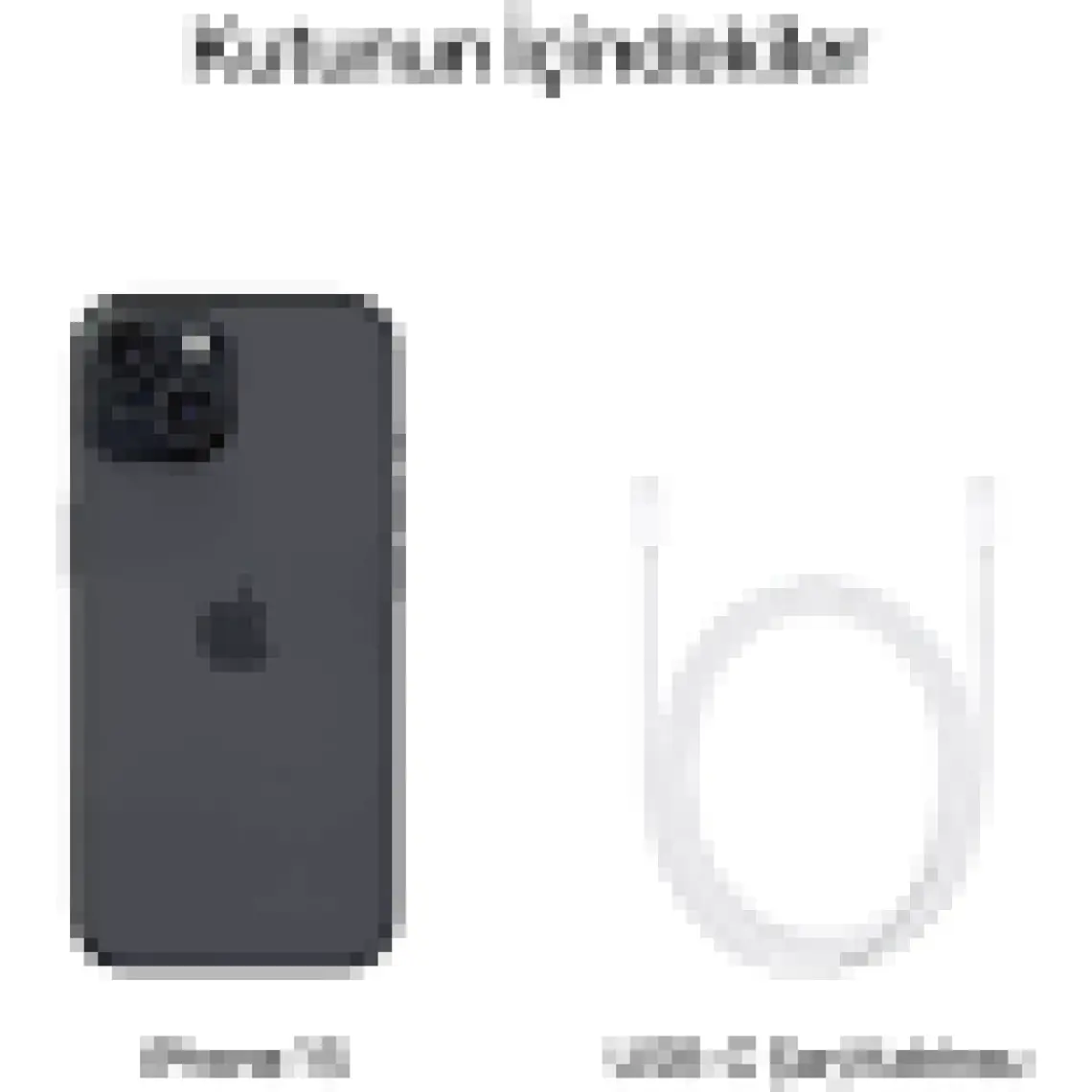 iPhone 15 256 GB Siyah