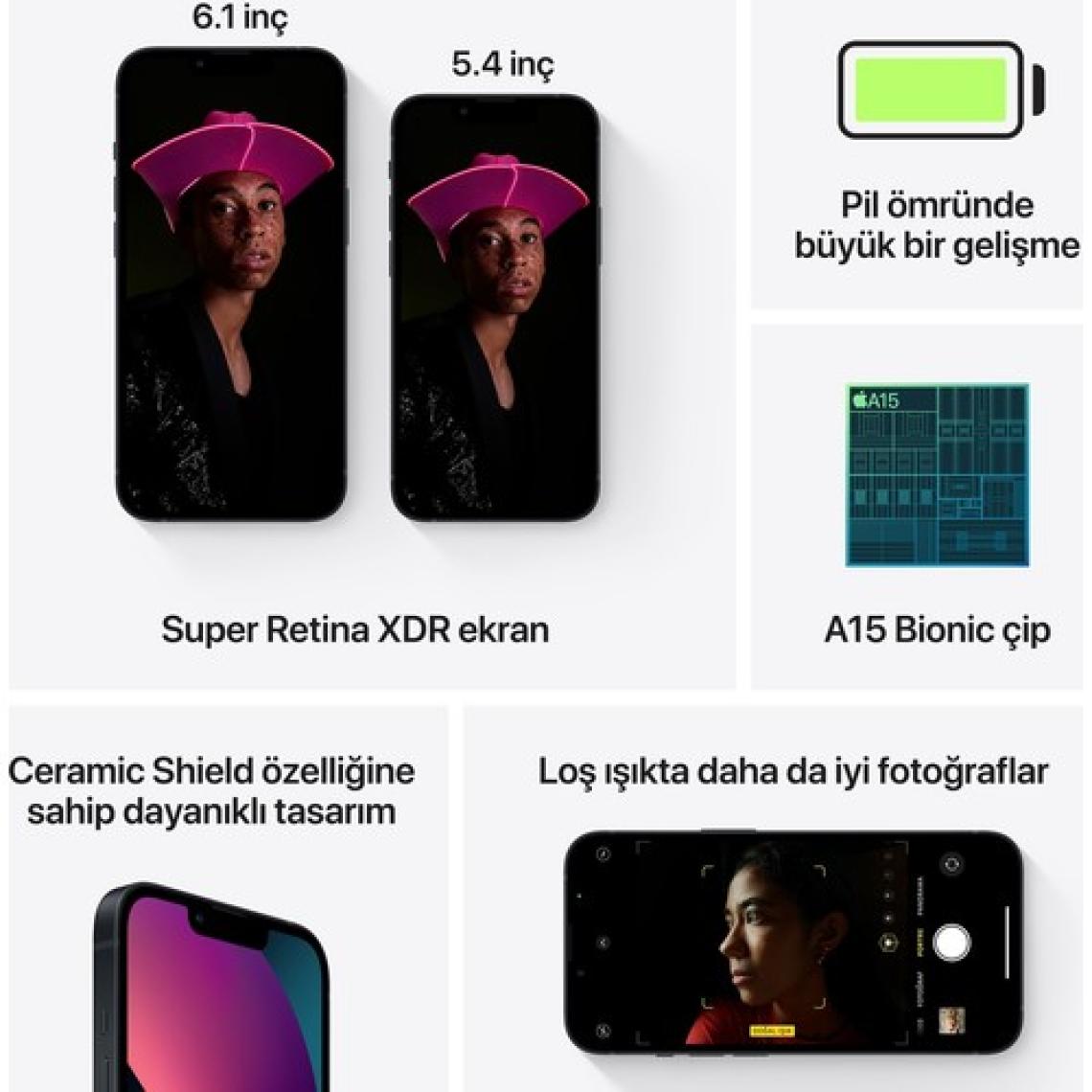 iPhone 13 128 GB Siyah