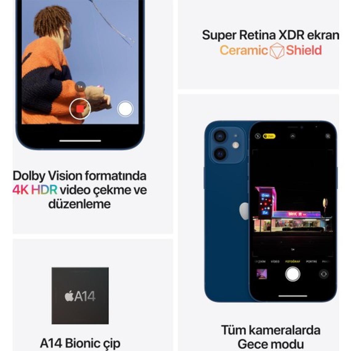 iPhone 12 128 GB Mor