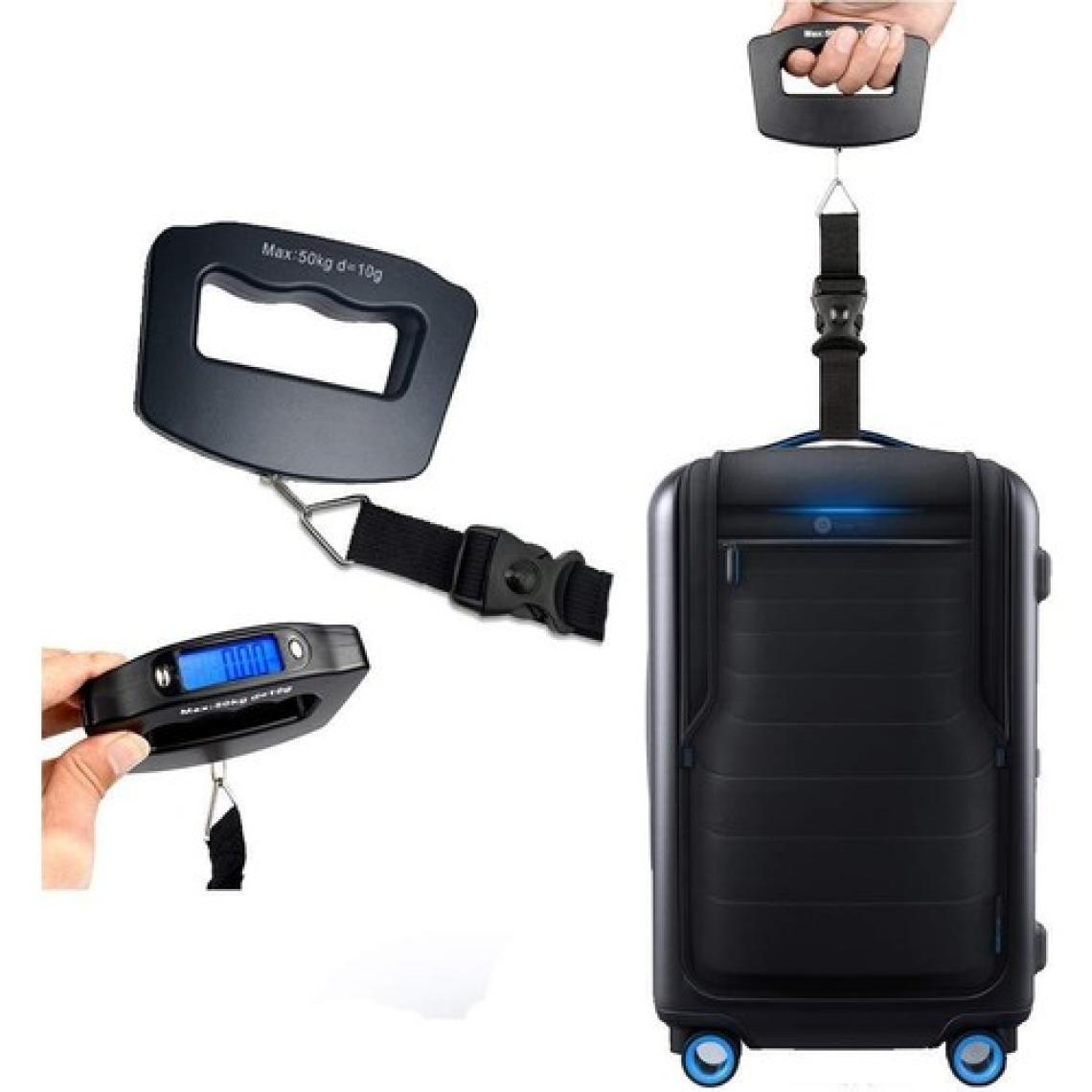 Techmaster 50 kg Işıklı El Kantarı Bavul Kurban El Terazisi+2 Adet Pil A09