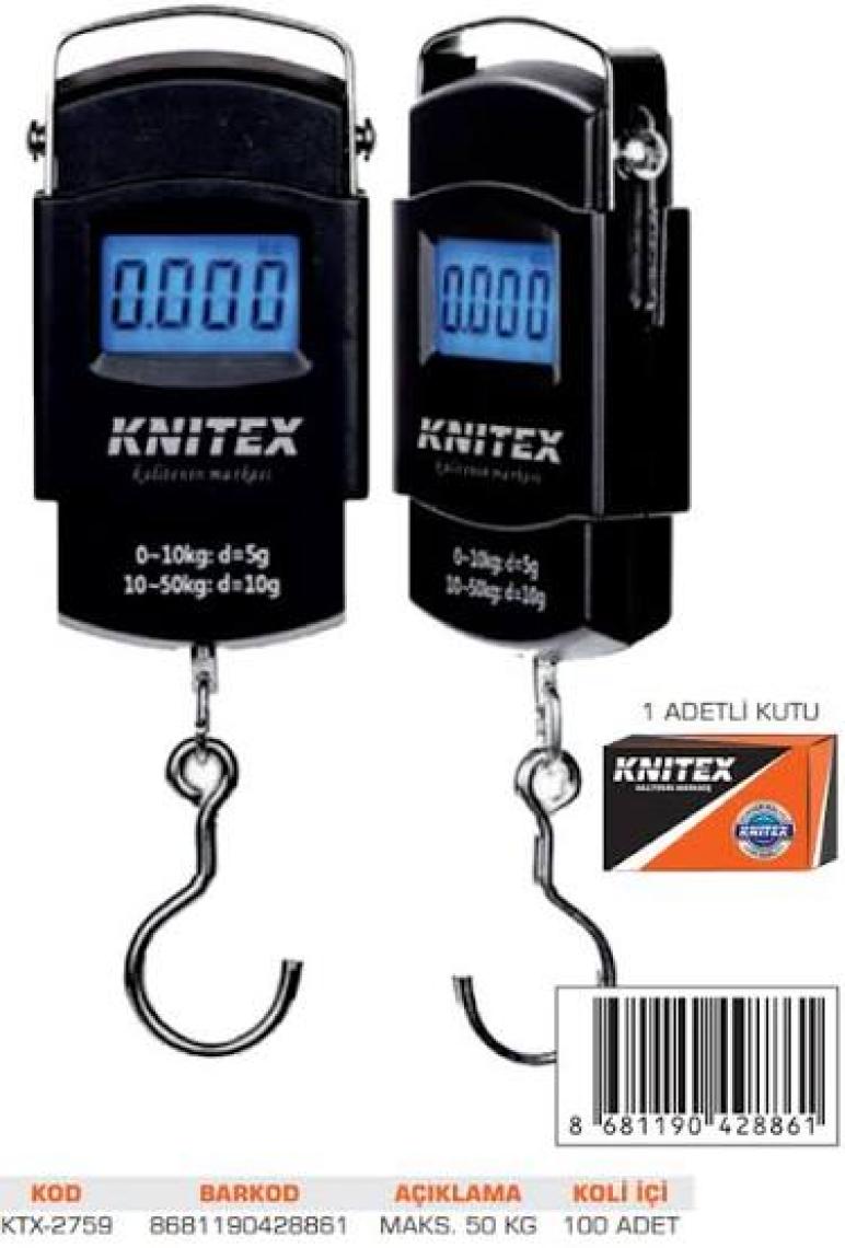 Knitex Dijital Terazi El Kantarı 50KG KTX2759