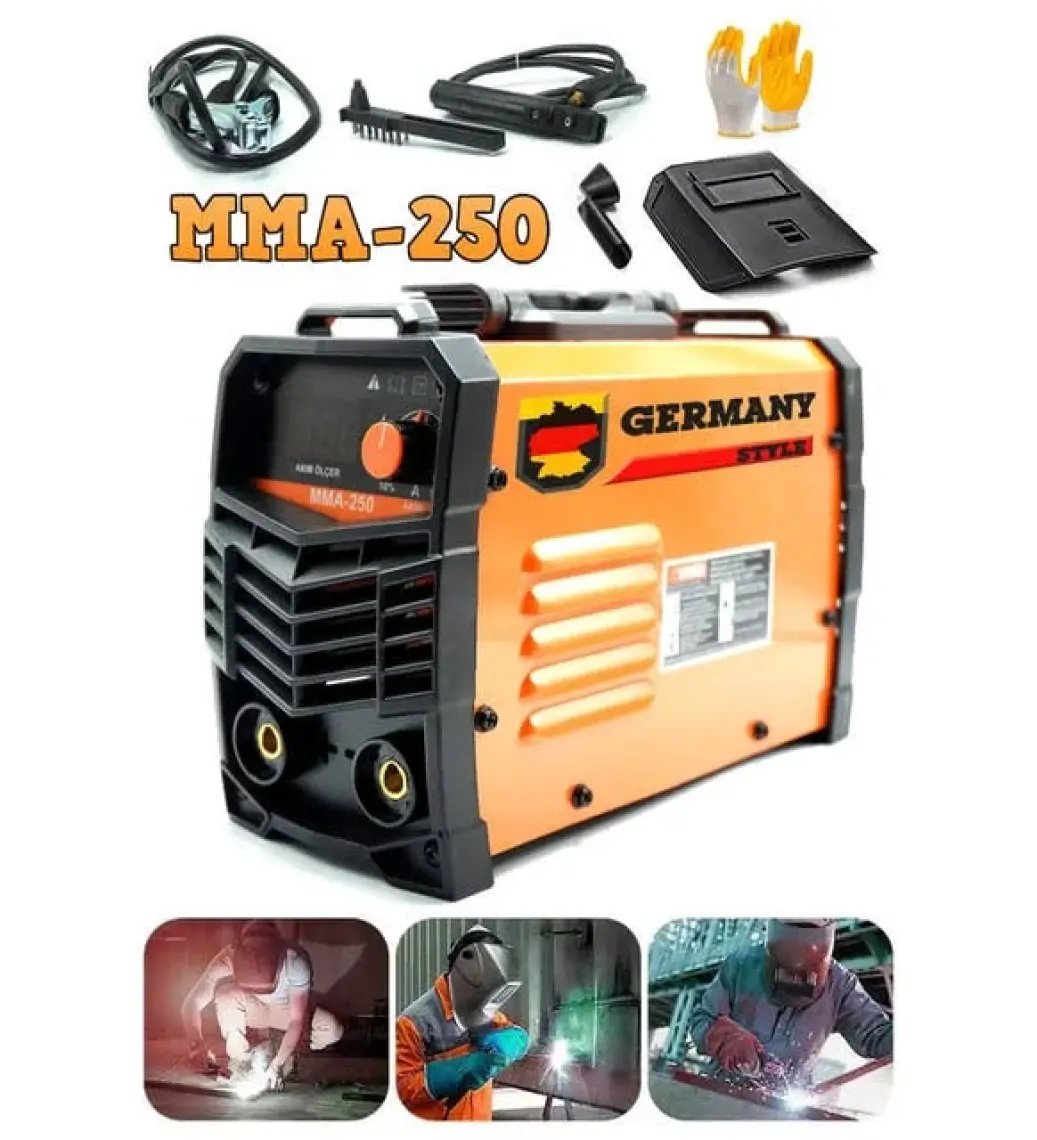 Germany Style MMA-250 Alman Copperx Çift Kartlı 250 Amper Invertör Kaynak Makinası