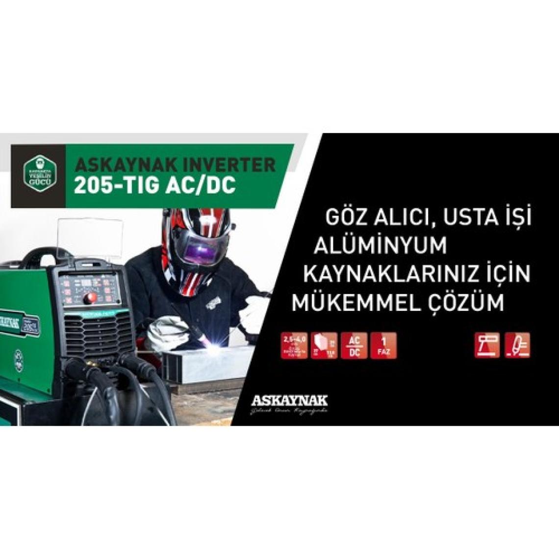 Askaynak Inverter 205 Ac/dc Tıg Argon Kaynak Makinesi