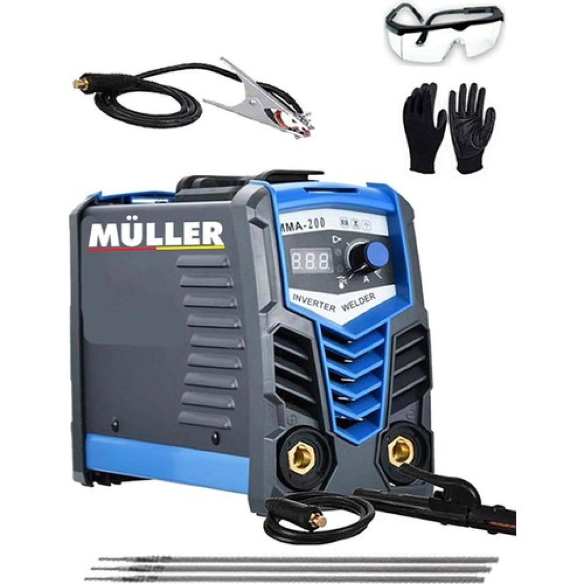 Müller Germany 201SX Çift Kartlı Hava Soğutmalı Invertec Compact Kaynak Makinesi