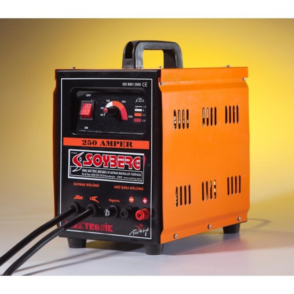 Soyberg Makina 250 Eş Akü Şarjlı Kaynak Makinası