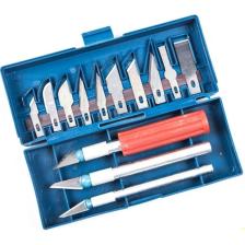 Naya Buffer Zanaat 16 Parça Hobi Gravür Ahşap Heykel Çömlek Oyma Şekil Verme 13 Maket Bıçak Neşter Seti