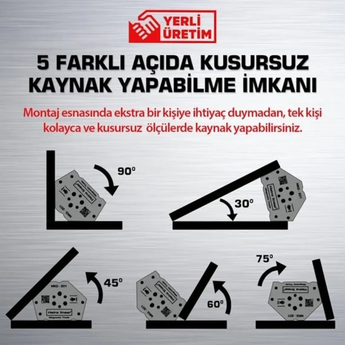 Heinz Manyetik Kaynak Tutucu Heınz Lınear MKG-201