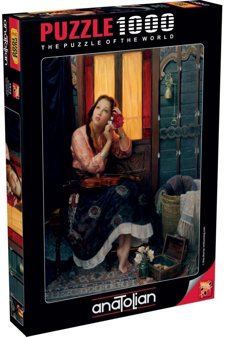 1000 Parçalık Puzzle / Kızıl Kadın - Kod:1072