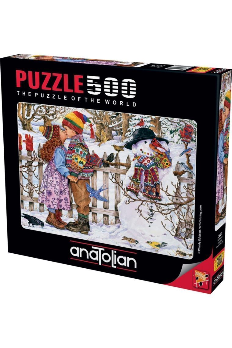 500 Parçalık Puzzle / Ilk Öpücük - Kod:3607