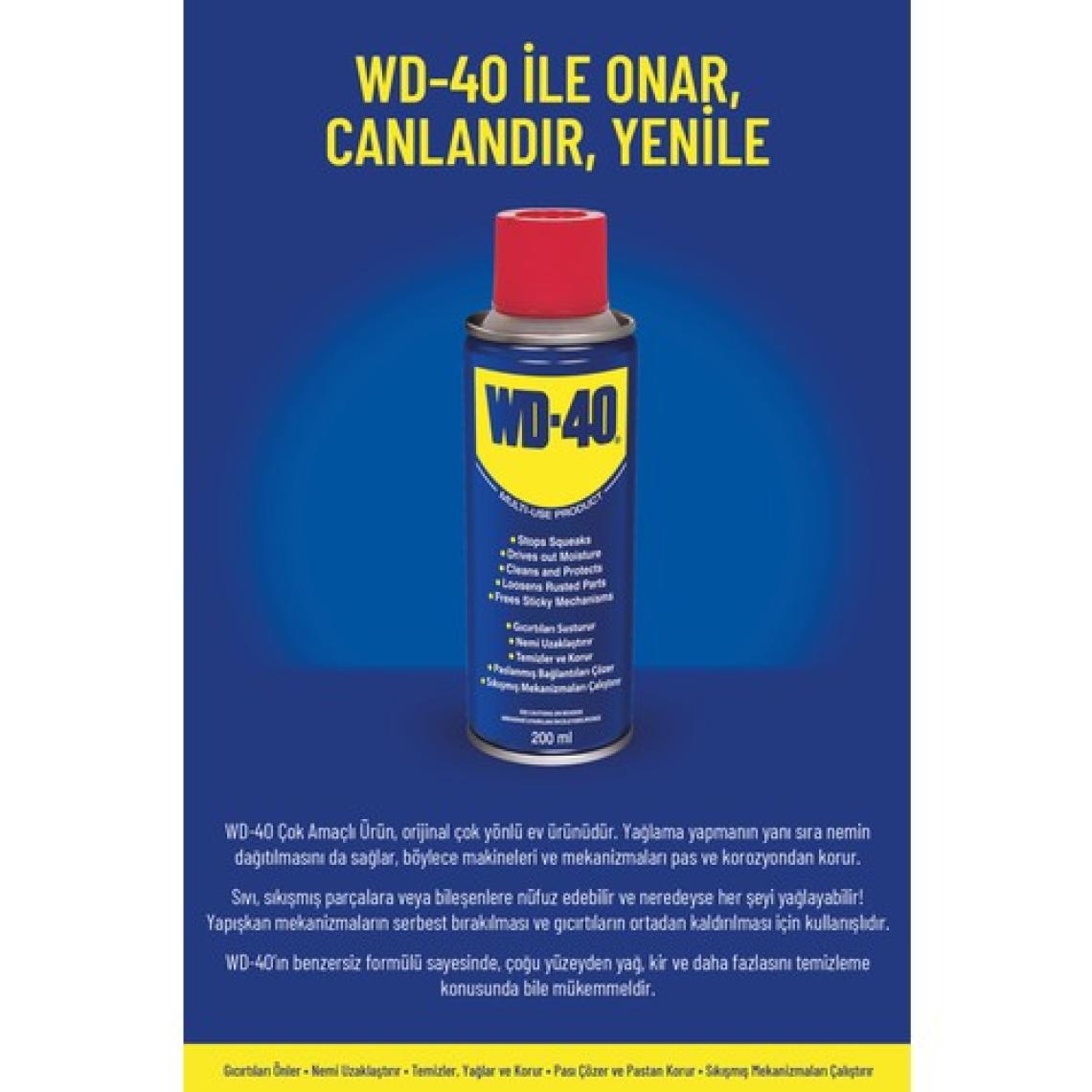 Wd-40  200 ml x 3 Adet