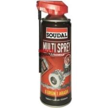 Soudal Multisprey Koyurucu Yağlayıcı Pas Sökücü 400 Ml -
