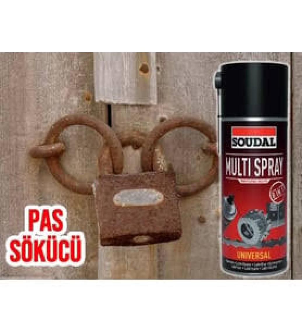 Soudal Multi Sprey Genıos Pas Çözücü 400Ml