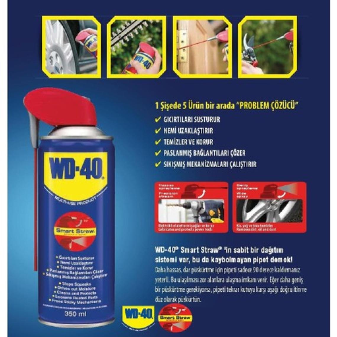 WD-40 Yağlayıcı ve Pas Sökücü 350 ml
