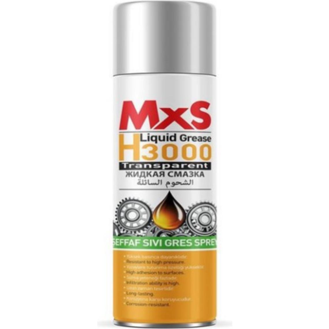 MxS Şeffaf Sıvı Gres Sprey 200ML MxS 70105