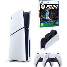 Sony Playstation 5 Slim + 2.Dualsense + Şarj İstasyonu + Fifa Fc 24