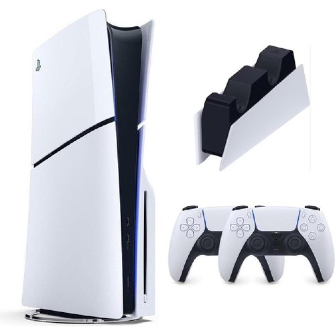 Sony Playstation 5 Slim + 2.Dualsense + Şarj İstasyonu