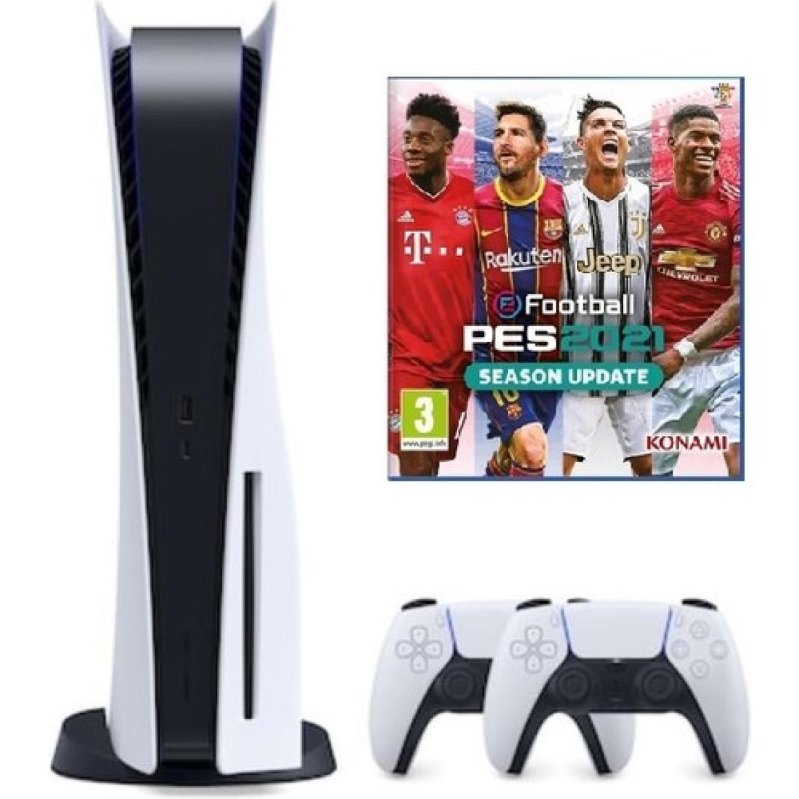 Sony Playstation 5 + 2.Dualsense + Pes 2021