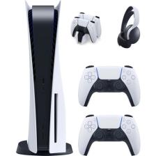 Sony Playstation 5 + 2.Dualsense + PS5 Pulse 3D + PS5 Şarj İstasyonu