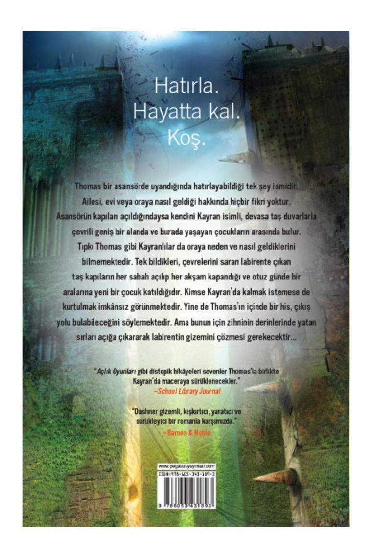 Labirent Serisi 1 - Ölümcül Kaçış & James Dashner