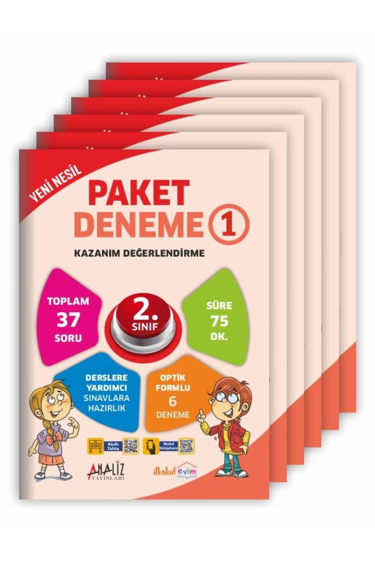2.sınıf Yeni Nesil Paket Deneme 6'lı