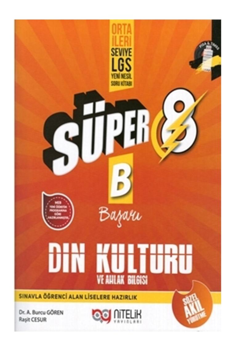 8.sınıf Süper 8 Din Kültürü Soru Kitabı