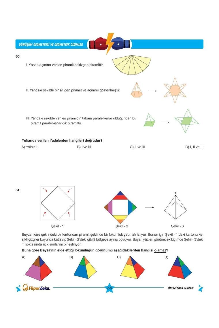8. Sınıf Matematik Sinerji Soru Bankası