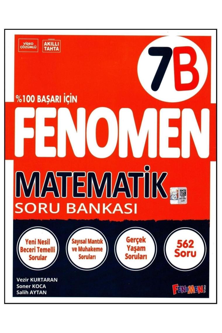 Fenomen 7. Sınıf Matematik Soru Bankası (B)
