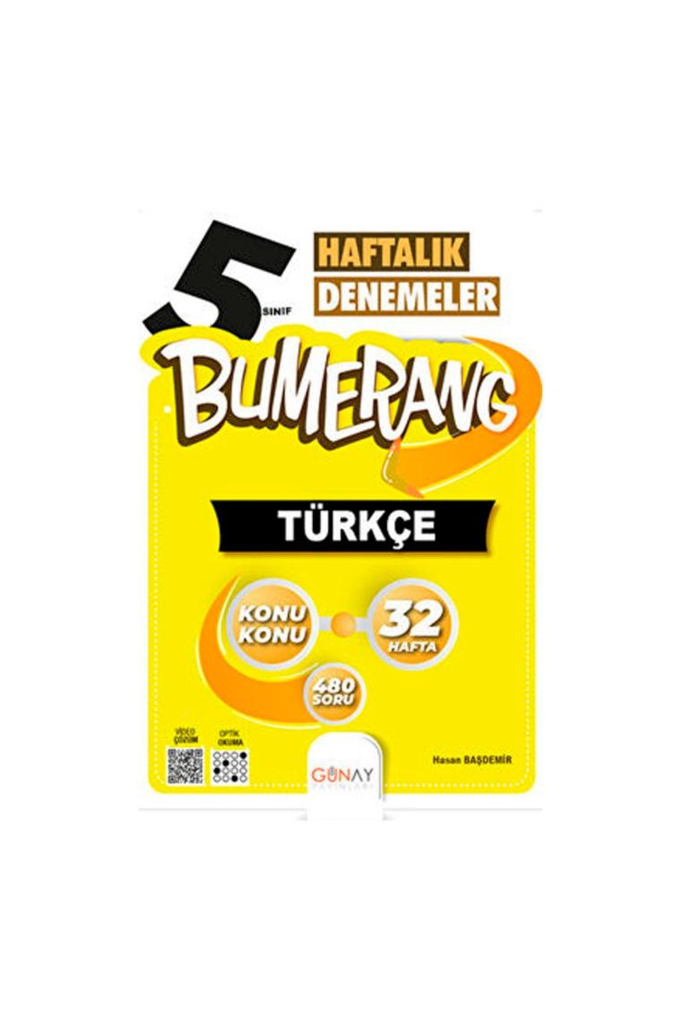 5.sınıf Bumerang 32 Haftalık Türkçe Soru Bankası