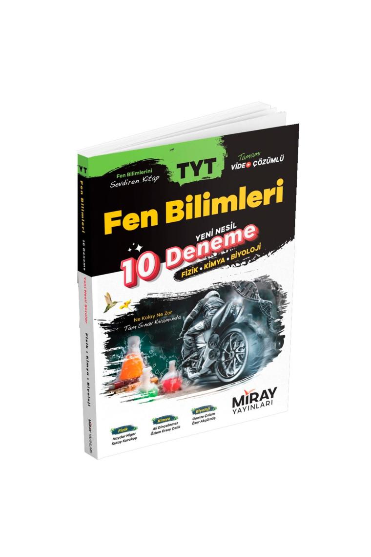 Tyt Fen Bilimleri Yeni Nesil 10 Deneme