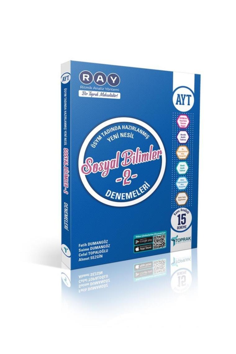 Toprak Yayınları Ayt Sosyal Bilimler-2 Deneme Kitabı