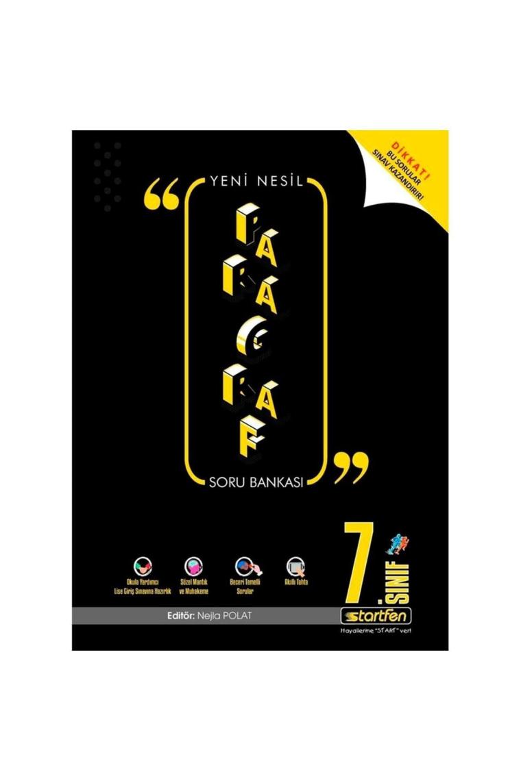 Yeni Nesil 7.sınıf Türkçe Paragraf Soru Bakası