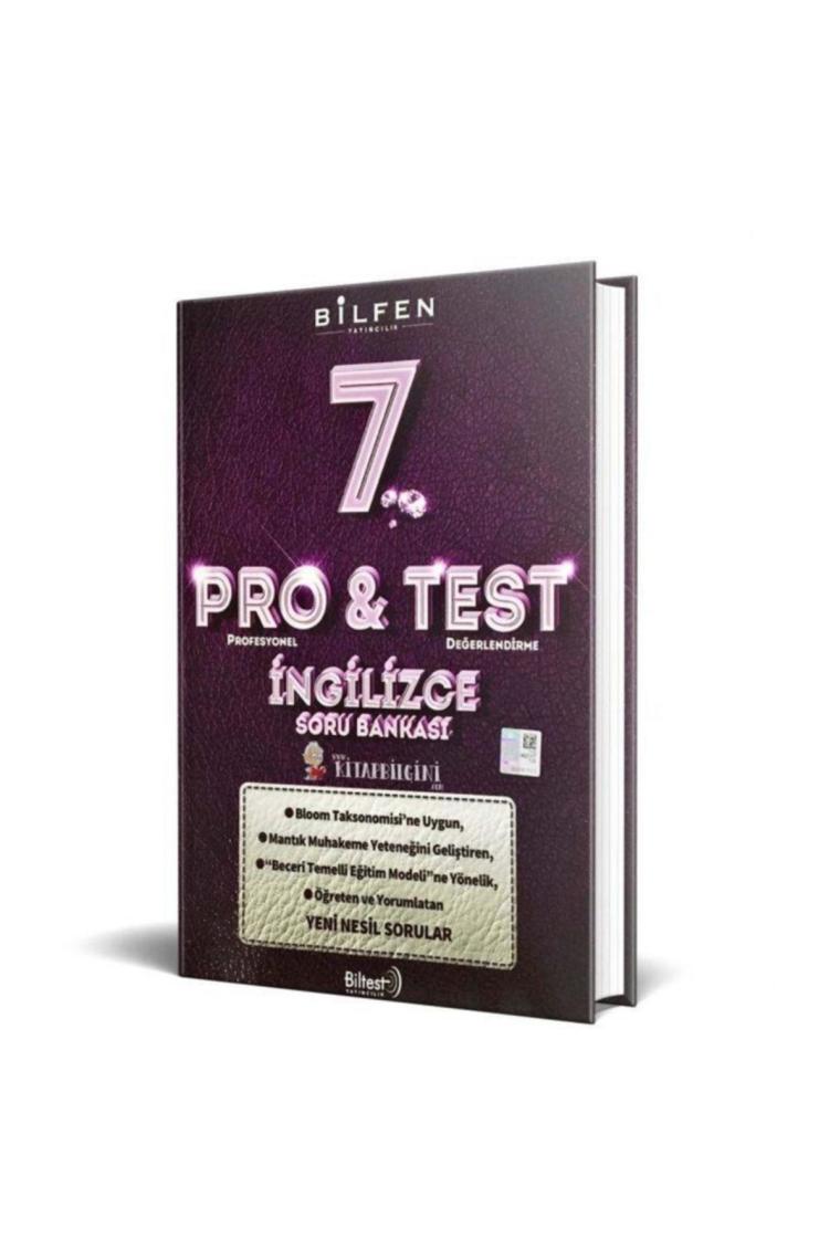 7. Sınıf Pro & Test Ingilizce Soru Bankası Sürpriz Hediye