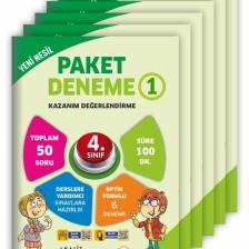 4.sınıf Yeni Nesil Paket Deneme 6'lı
