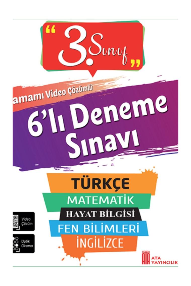 3. Sınıf 6'lı Poşet Deneme Sınavı