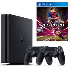 Sony Playstation 4 Slim 500 GB Oyun Konsolu + Ps4 Pes 2020 + 2. PS4 Kol