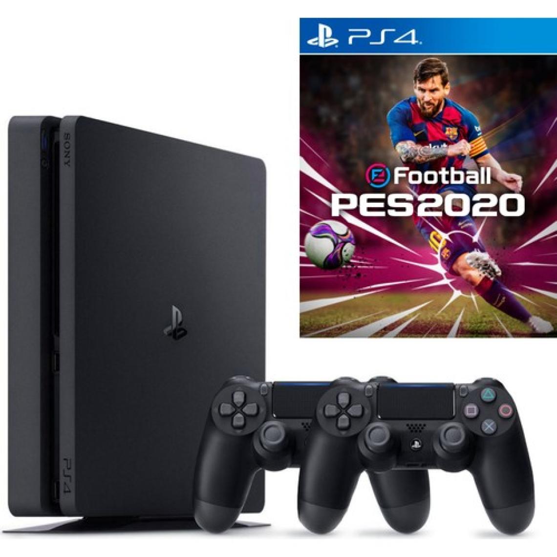 Sony Playstation 4 Slim 500 GB Oyun Konsolu + Ps4 Pes 2020 + 2. PS4 Kol
