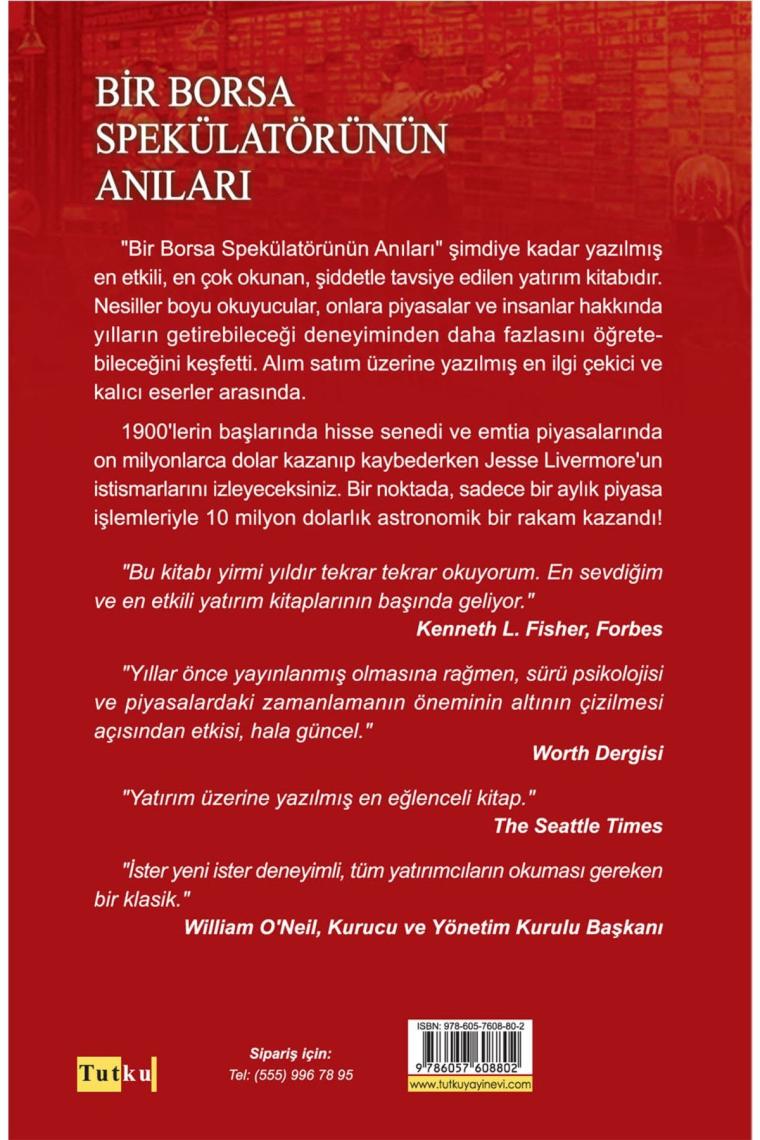 Bir Borsa Spekülatörünün Anıları - Finans, Yatırım, Para