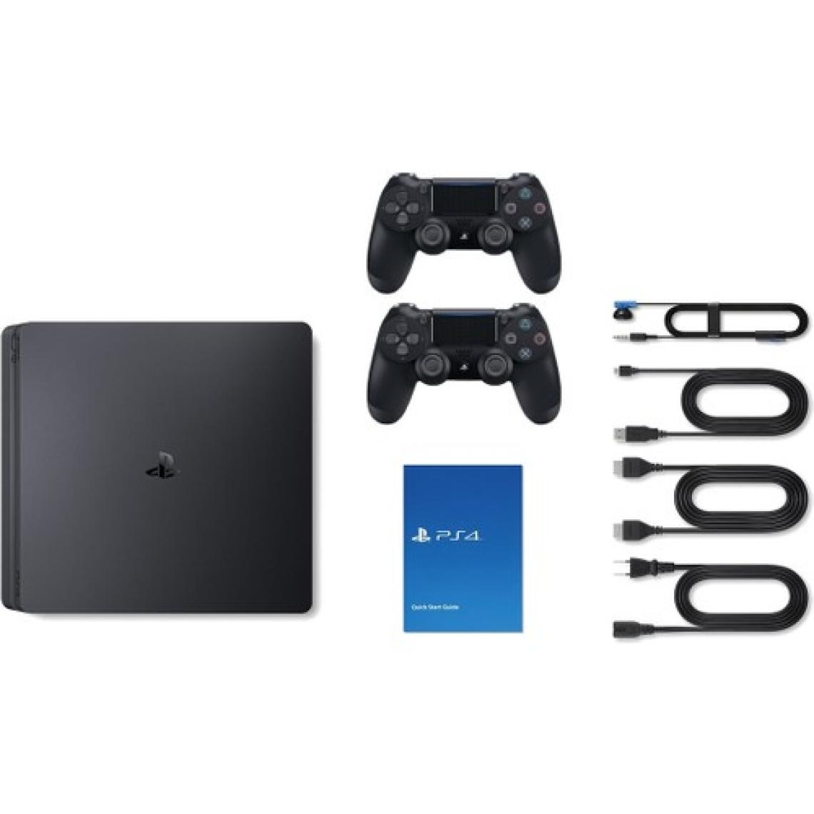 Sony Playstation 4 Slim + 2.Dualshock + Ps4 Pes 2020 + Ps4 Gta 5