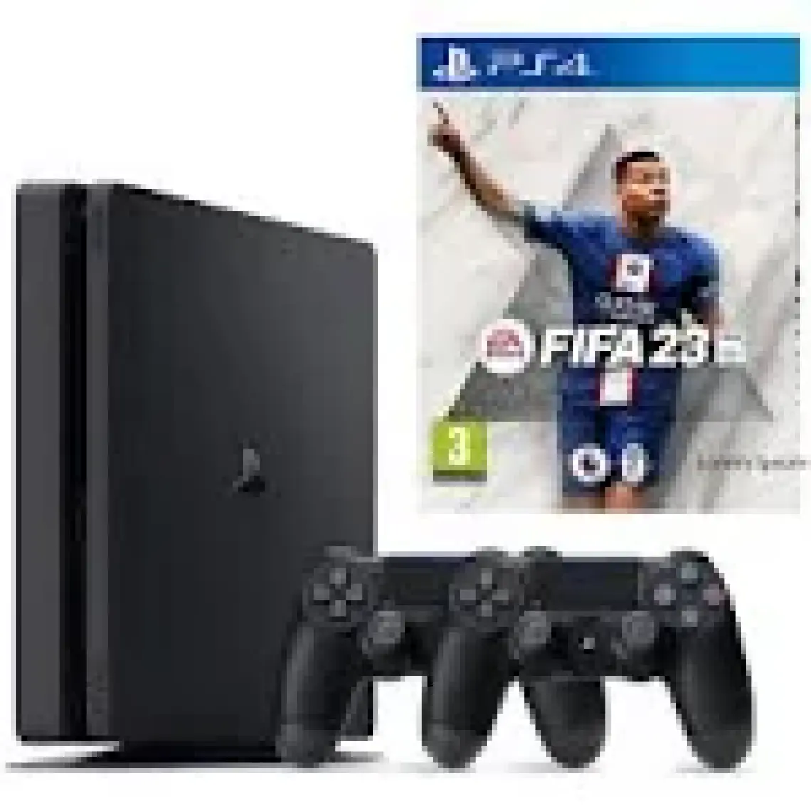 Sony Playstation 4 Slim 1TB  + 2.Dualshock + Ps4 Fifa 23