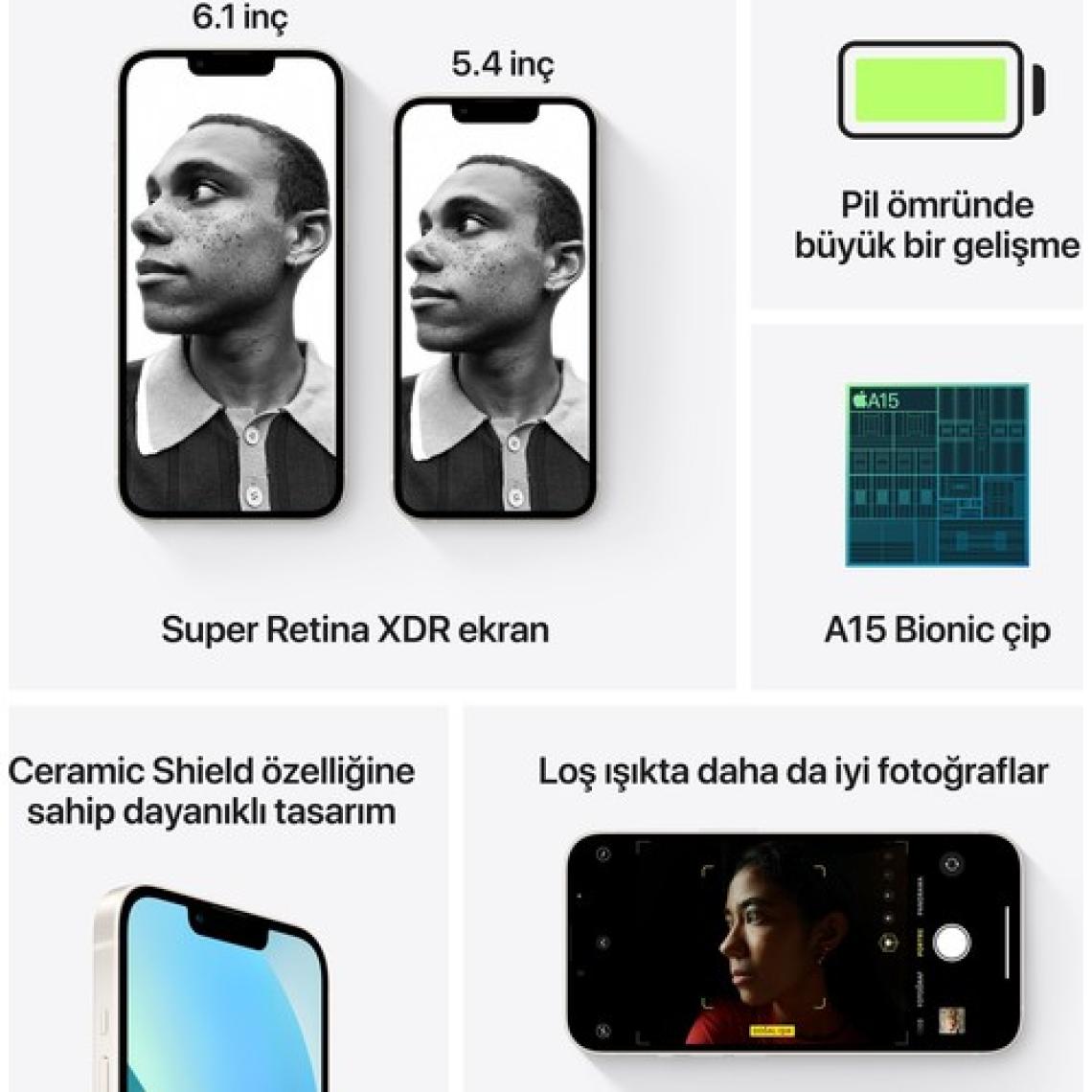 iPhone 13 512 GB Yıldız Işığı