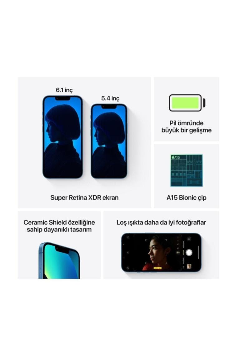 iPhone 13 512 GB Mavi