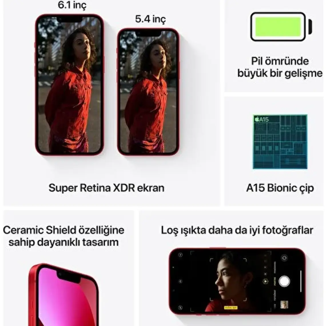 iPhone 13 512 GB Kırmızı