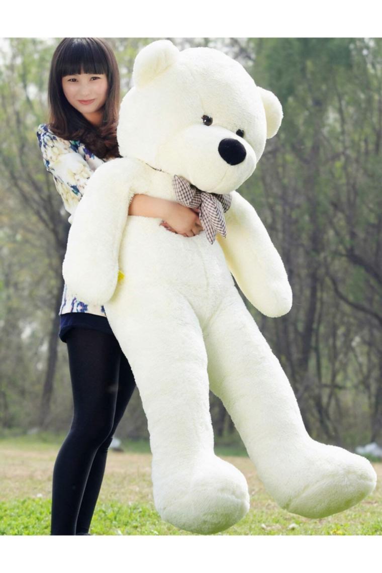 Kuki Oyuncak 160cm Beyaz Dev Peluş Ayı