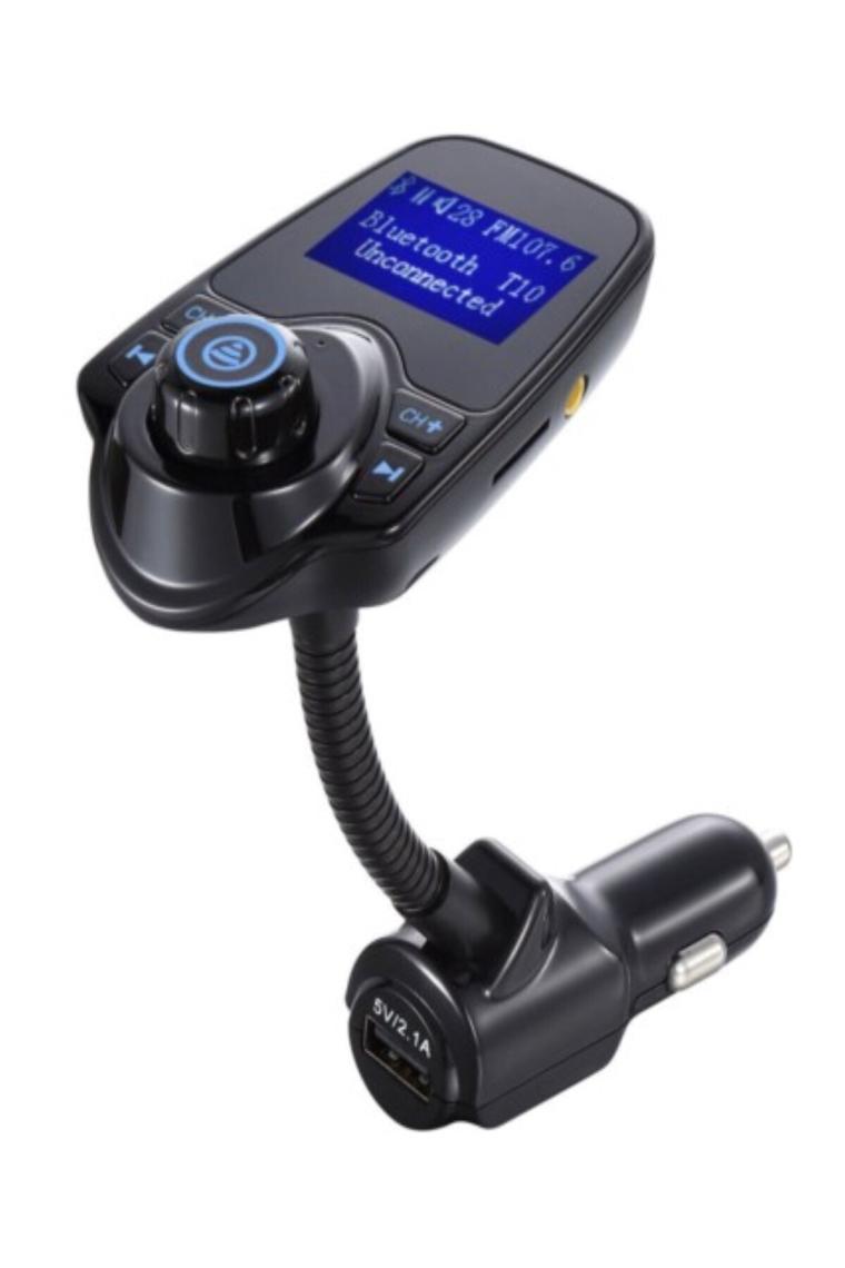 Kingboss T10 Bluetooth Araç Kiti USB Sd Kart Girişli Transmitter Aux Fm Mp3 Çalar Fonksiyonlu