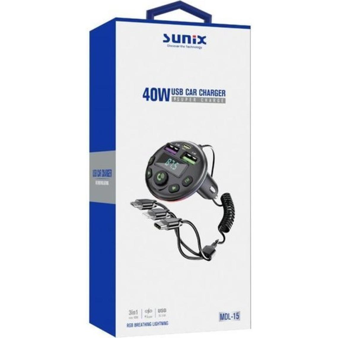 Sunix Mdl-15 3in1 Fm Araç Kiti