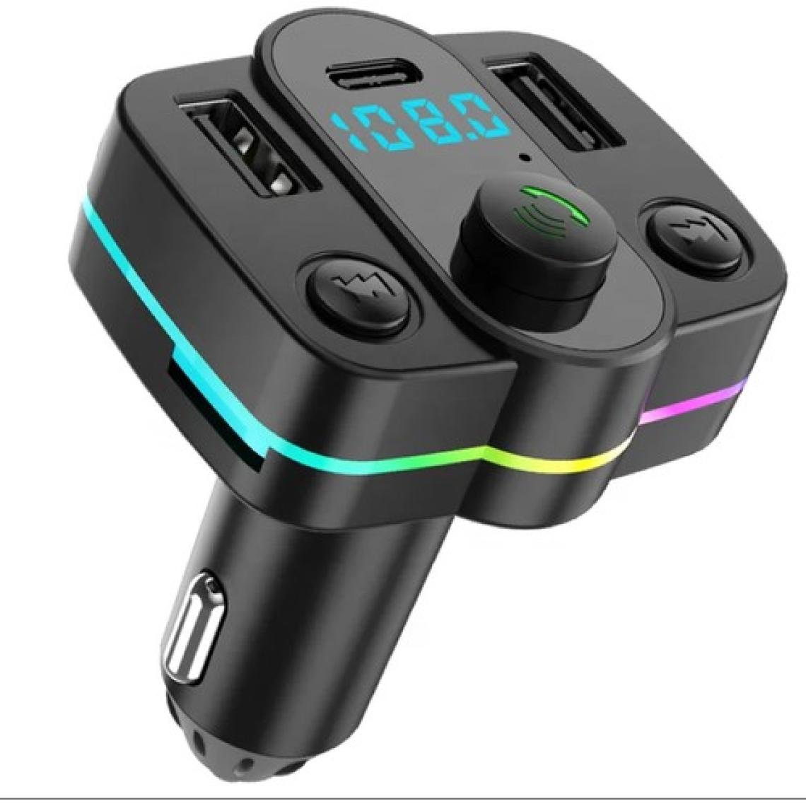 Yk Design FT-603 Araç Fm Transmitter Bluetooth USB Mp3 Sd Kart Pd Typec Şarj