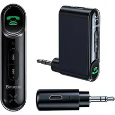 Baseus Wireless Bluetooth 5.0 3.5mm Jack Aux Araç Ses Aktarım Kiti Adeptör Wxqy-01