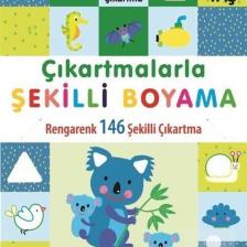 Çıkartmalarla Şekilli Boyama 2 Yaş Üstü